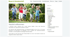Desktop Screenshot of baugemeinschaft.net