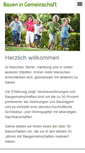 Mobile Screenshot of baugemeinschaft.net