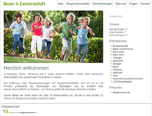 Tablet Screenshot of baugemeinschaft.net